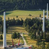Le parc éolien de Ste-Croix, le premier sur sol vaudois, devrait être opérationnel en novembre.